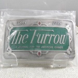 John Deere THE FURROW Magazine NOS Belt Buckle